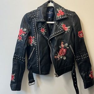 American eagle leather jacket